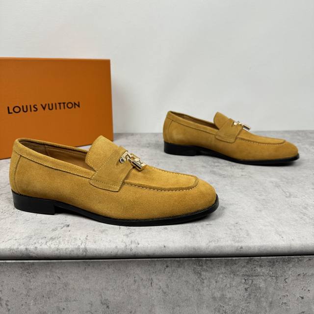 Louis Vuitton Lv Major series loafers for men are shipping! Imported fetal cowhi