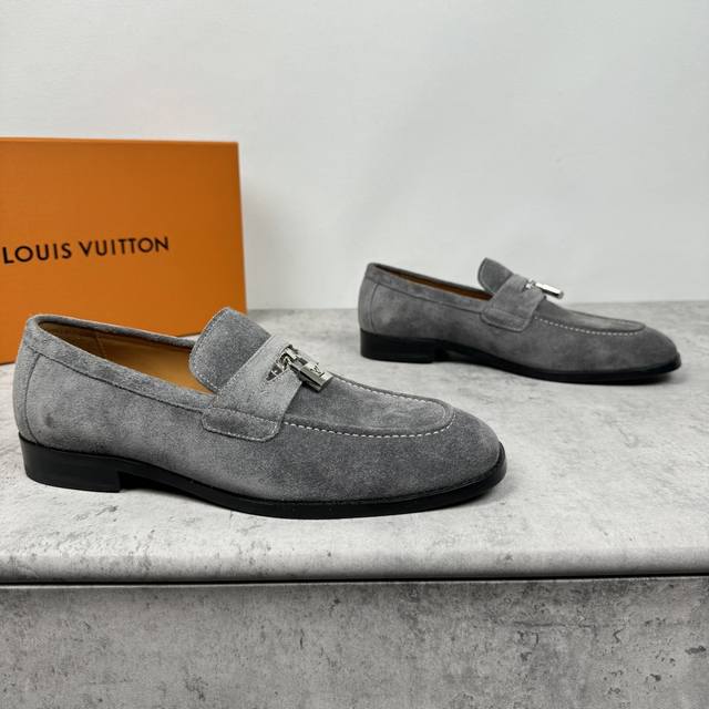 Louis Vuitton Lv Major series loafers for men are shipping! Imported fetal cowhi