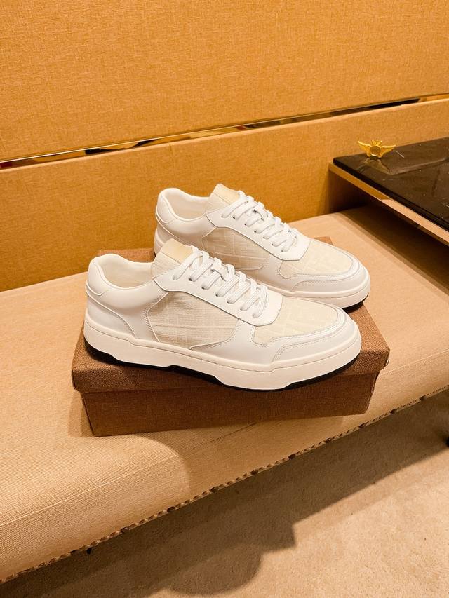 Factory P-batch Fendi men's shoes, a 1:1 replica of the high-end brand's offici