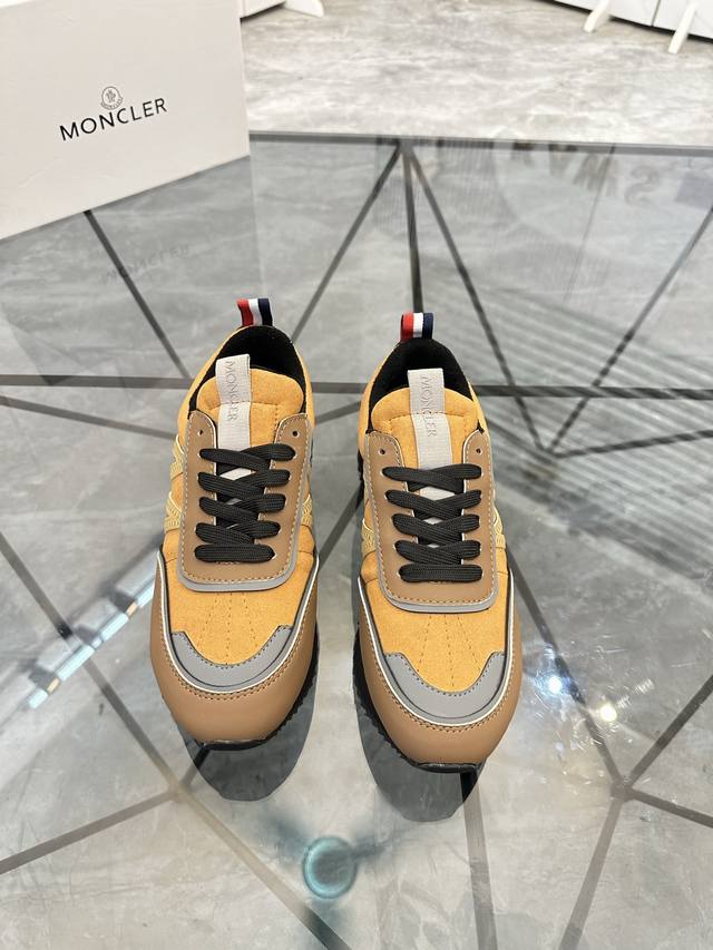 Factory Price Men's Sports Shoes Original Product Brand: Moncler Low-Top Casual