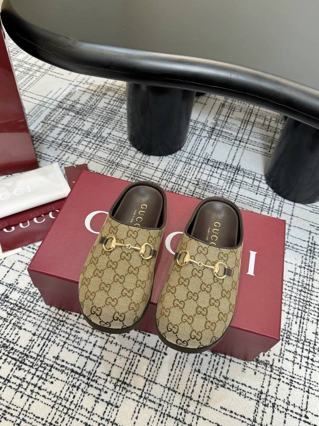 Factory Price Women's Sports Shoes Original Gg2025 Early Spring Horsebit Mules