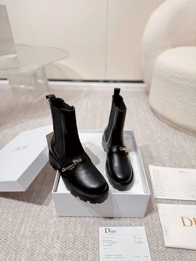 Factory Price Women's Sports Shoes Original Dior Chrono Slip-On Motorcycle Boot