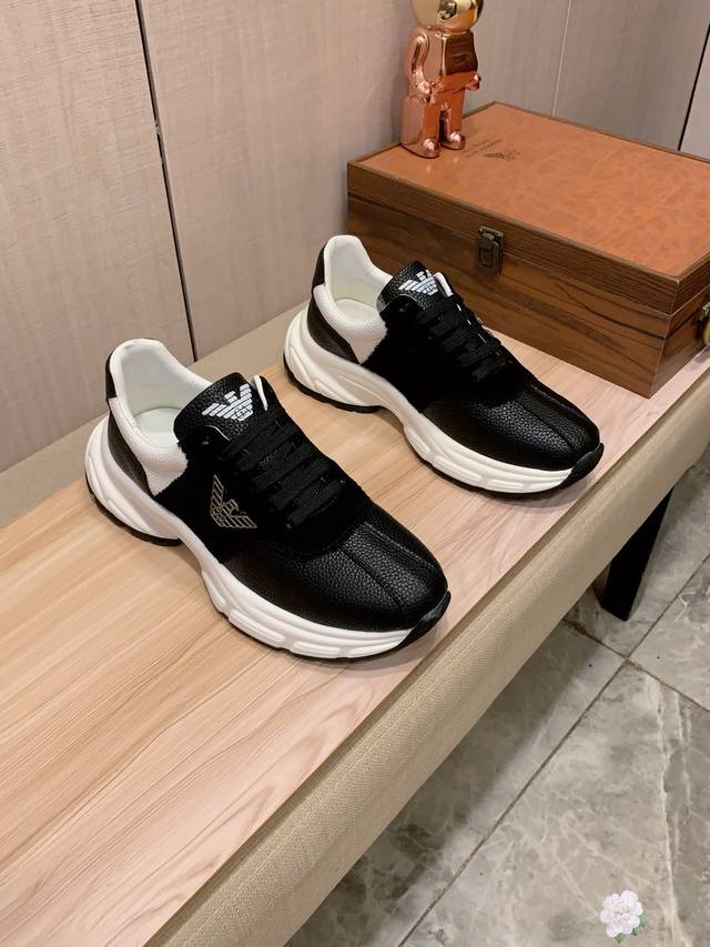 Factory Price Men's Shoes and Athletic Originals] Armani*'s latest hit casual s