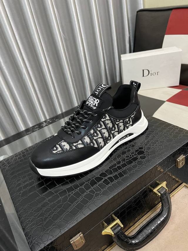 Factory Price Men's Sports Shoes Original Dior 2025 Dior Original Lace-Up Low-T