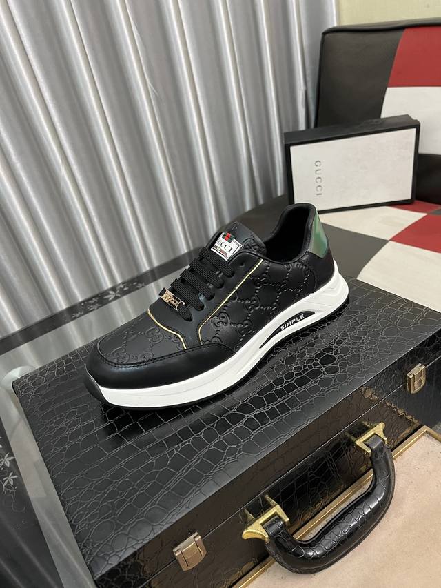 Factory Price Men's Sports Shoes Original Gucci Latest Trend Men's Casual Shoes
