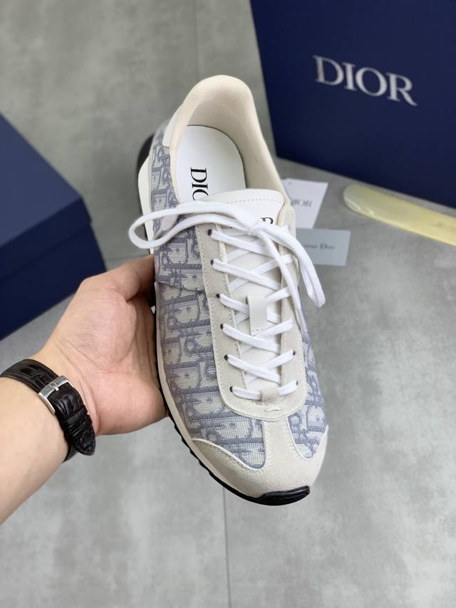 Factory P price P actual price Dior 2025 Dior original lace-up low-top men's sho