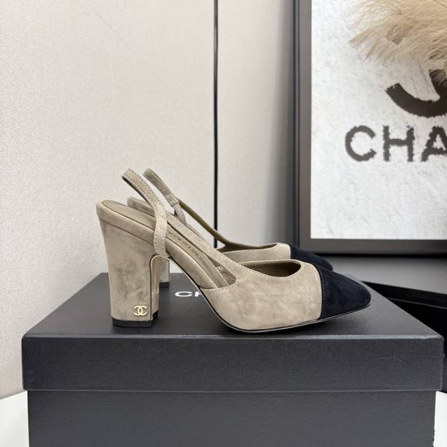 Factory Price Women's Shoes and Sportswear Original Chan*L Classic Slingback Sa