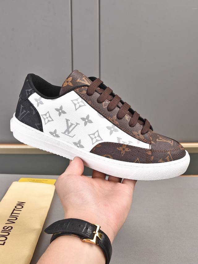 Lv's latest new casual Korean style men's shoes, new autumn and winter design, p