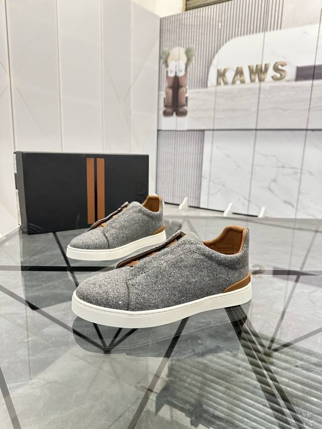Product trademark: Zegna* Low-top casual shoes slip-on Standard size: 38-45 Pro