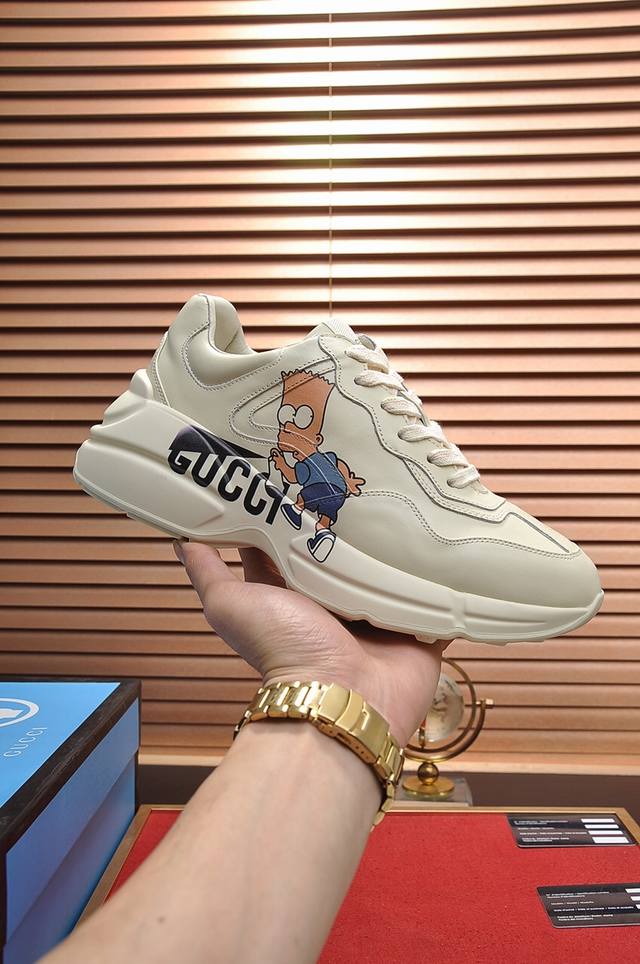 Gucci couple's style, the highest edition of Gucci's popular dad shoes. Availabl