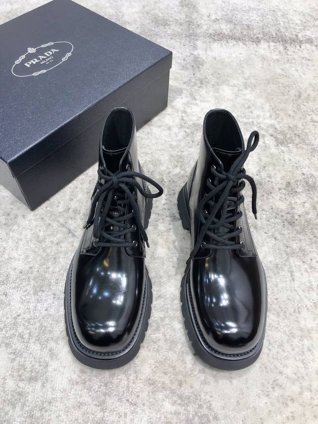 Prada -44 38.45 custom-made, no returns or exchanges. Prada men's high-top ankle