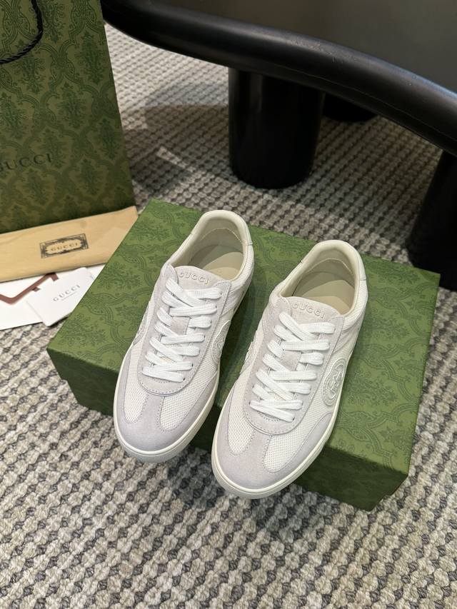 Gucc unisex new Dexun sneakers DDD. Fabric: Mercerized suede with high-density