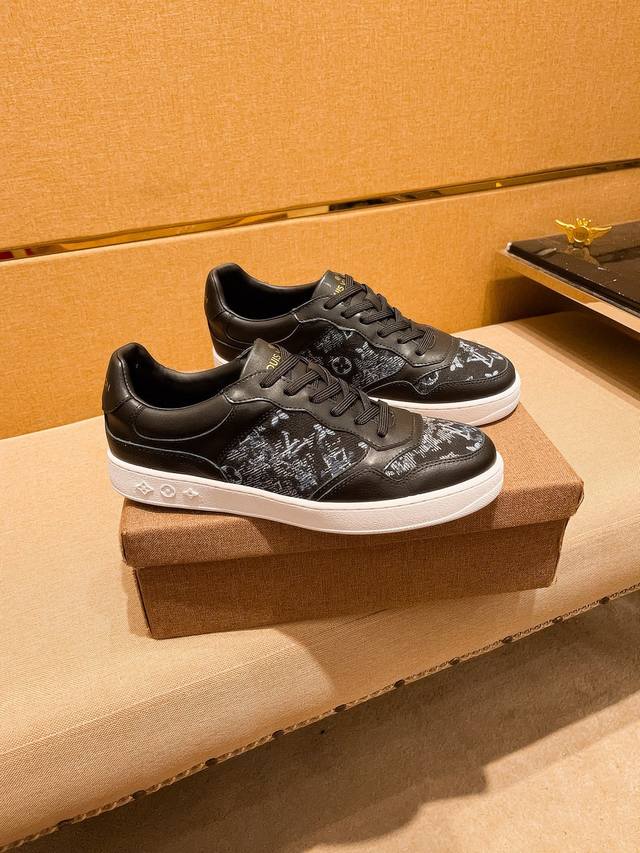 Factory P-batch Lv Louis Vuitton men's shoes, a 1:1 replica of the high-end bra