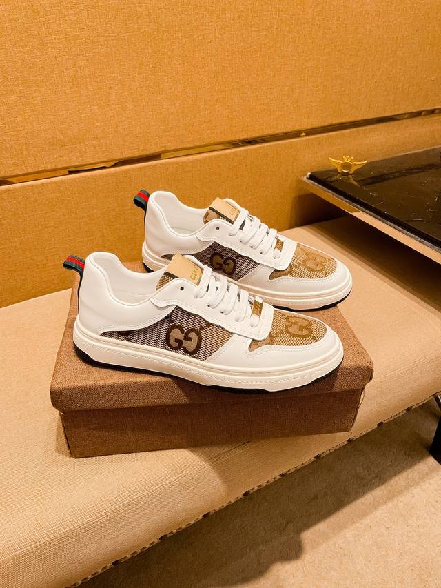 Factory P-batch Gucci men's shoes, a 1:1 replica from the high-end brand's offi