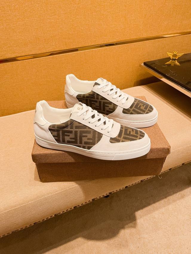 Factory P-batch Fendi men's shoes, a 1:1 replica of the high-end brand's offici