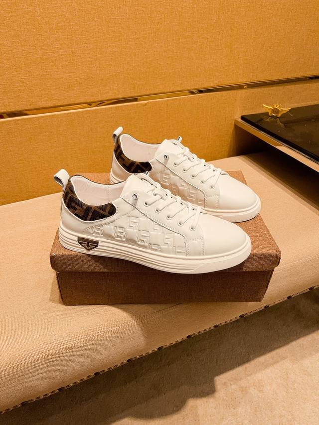 Factory P-batch Fendi men's shoes, a 1:1 replica of the high-end brand's offici