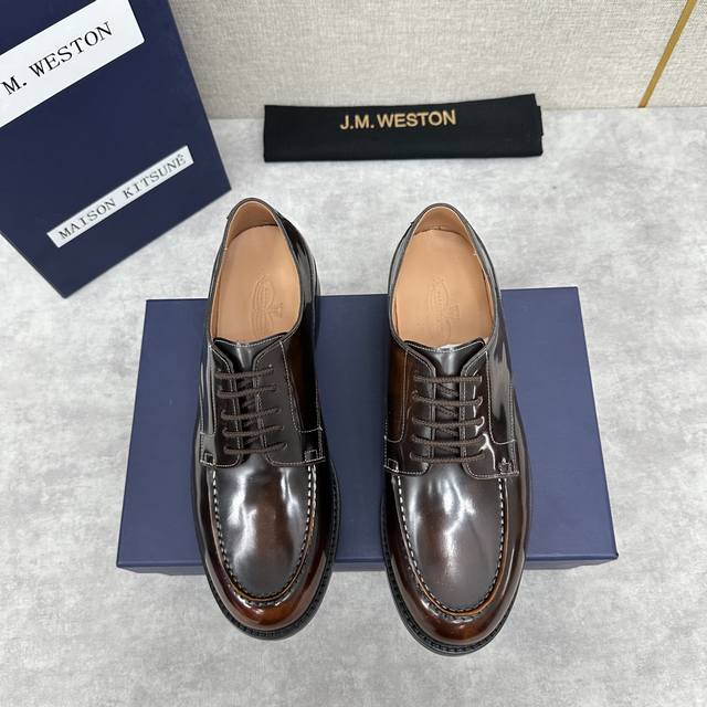 JMWesto*N, the classic 180 series loafers from the Weston brand, are a premium F