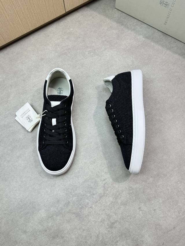 Dark Grey Brunello Cucinelli - High-end, original, casual sneakers - Upper: Impo