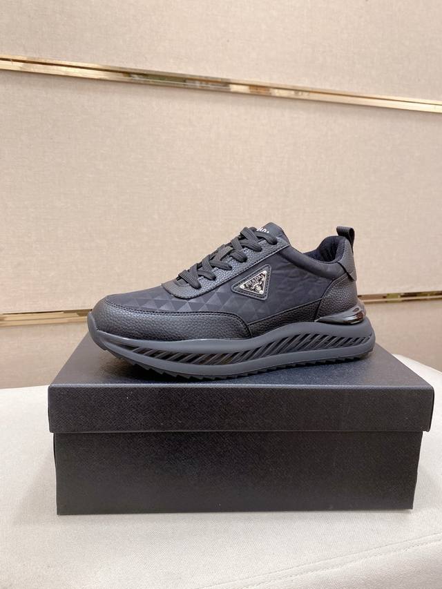 Factory P price Prada official website latest casual fashion men's shoes, popul
