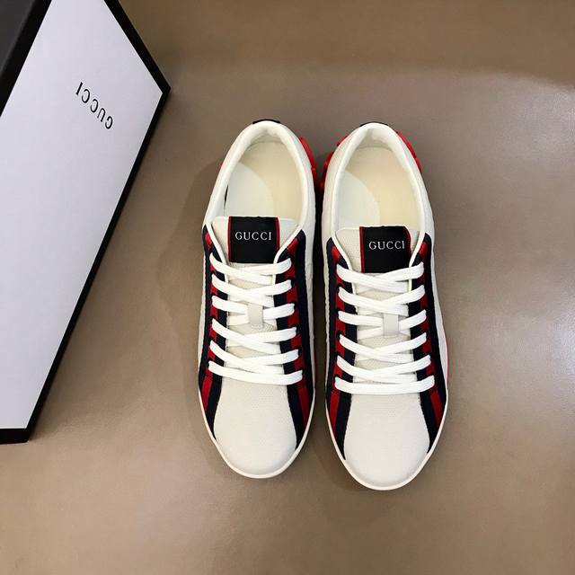 Factory price Gucci new product, men's retro low-top casual shoes, made from im