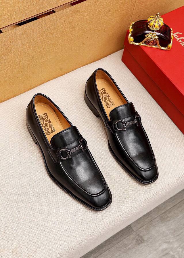 Product Trademark: Ferragamo Casual Leather Shoes Standard Sizes: 38-44 45 Cust