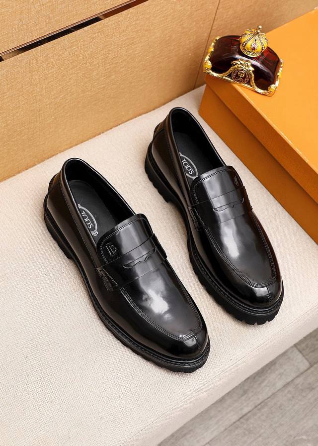 Product trademark: Tods casual leather shoes Regular size: 39-44 38.45 Custom P