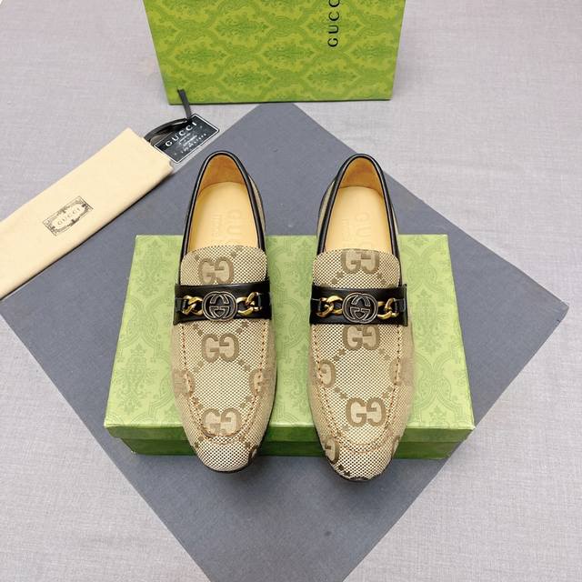 Gucci Gucci leather shoes are the hottest classics. Synced to the official websi