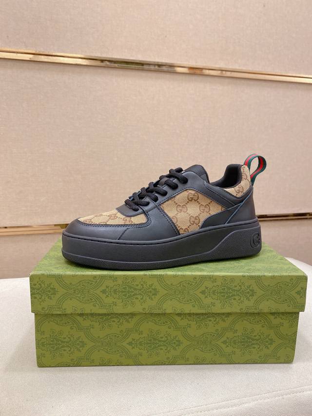 Factory P price Gucci official website latest casual fashion men's shoes, popul