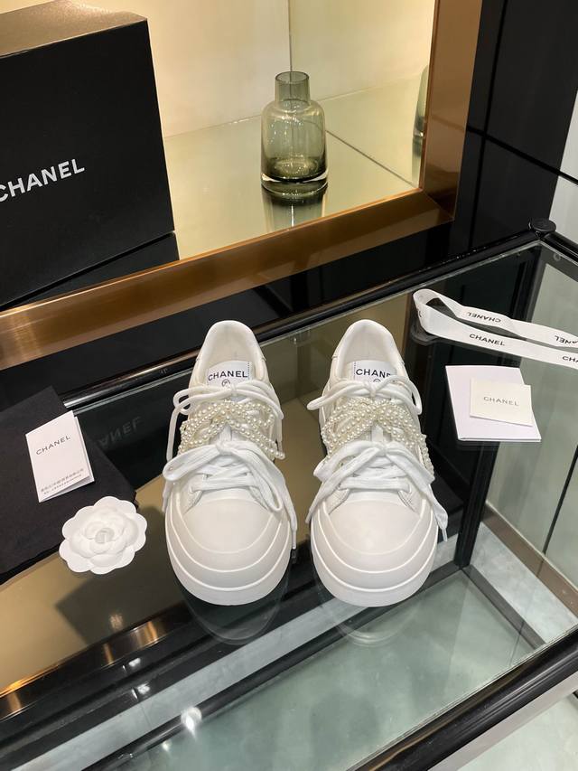 Chane* 25S panda colorblock sneakers, the same style as influencers and celebrit