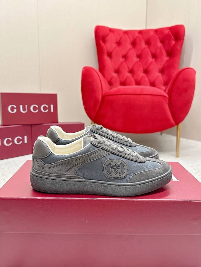 Gucci's latest Forrest Gump shoes, German training shoes, casual shoes, retro fa