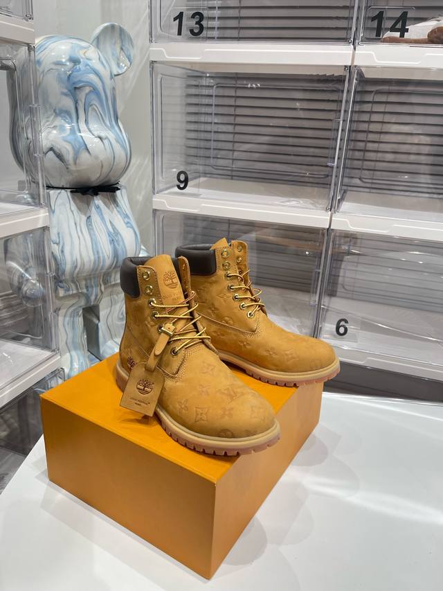 Louis Vuitton x Timberland collaboration via Instagram Level 224 Early Fall Timb