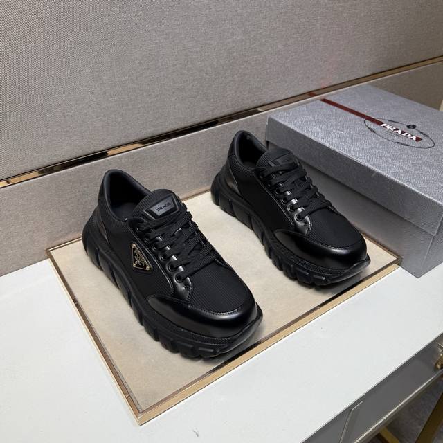Factory price Pp Prada ~ Men's casual shoes 2025Z counter simultaneous sale siz