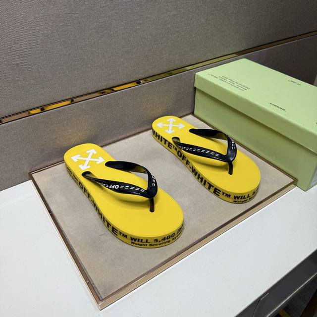 Factory price Pp Off~ Men's casual slippers 2025Z counter simultaneous sale siz