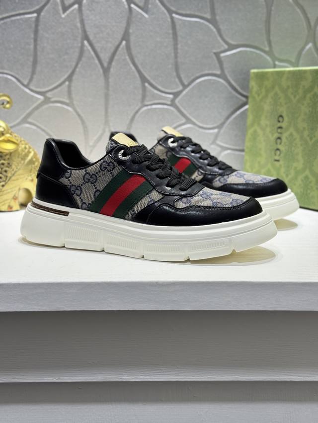 Real price and original quality - Gucci G's classic casual fashion men's shoes a