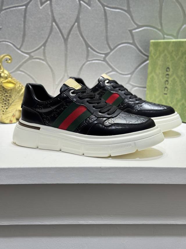 Real price, original quality - Gucci G's classic casual fashion men's shoes are