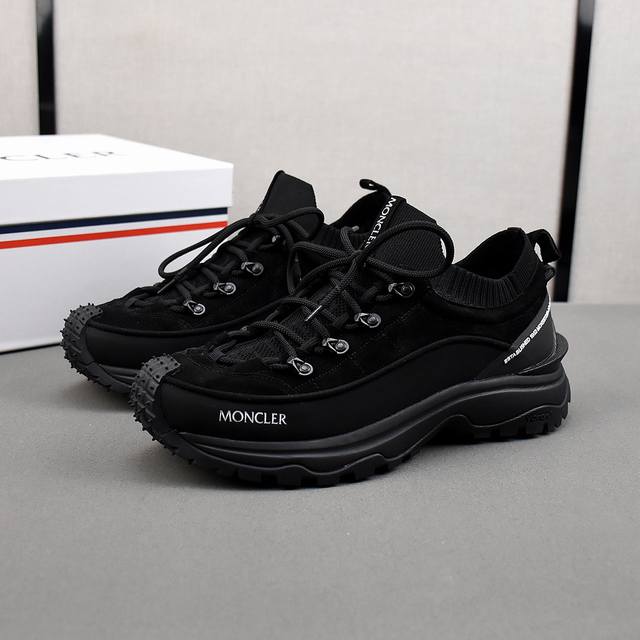 Top version: Men's Moncler Trailgrip Lite3 series outdoor casual sports shoes da