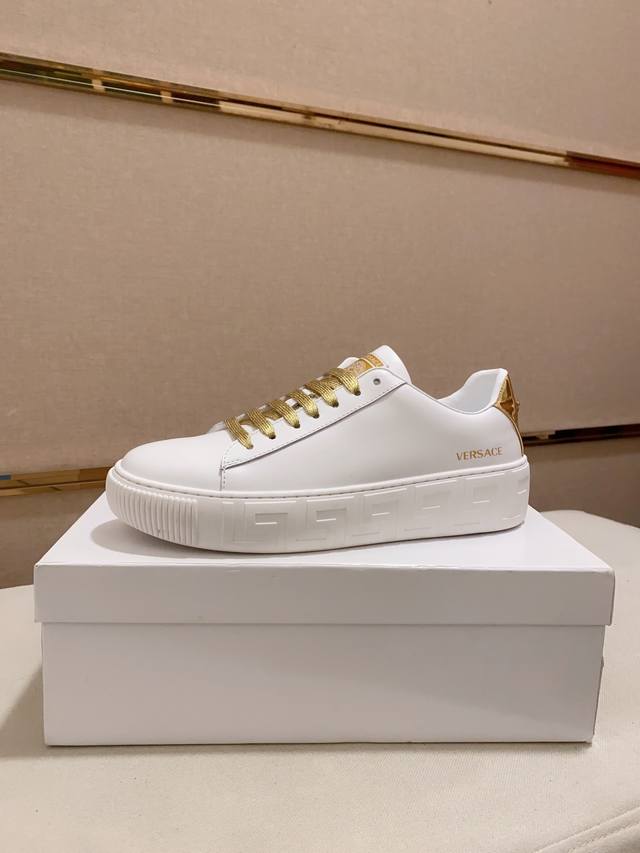 Factory Price New Versace Shoes, Imported Top-Grain Cowhide Upper, Imported She