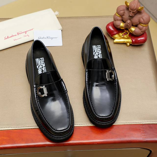 Factory Price: Ferragamo Ferragamo] top-quality imported men's suit shoes, orig