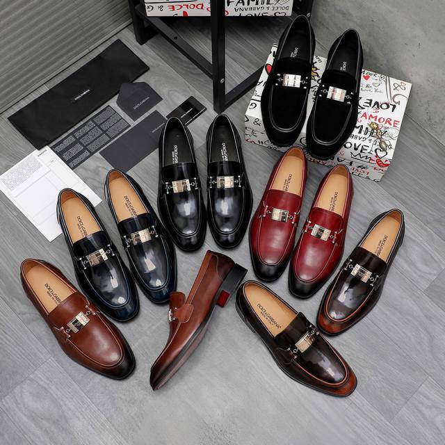 Product trademark: Dg Dolce & Gabbana business casual leather shoes Standard si