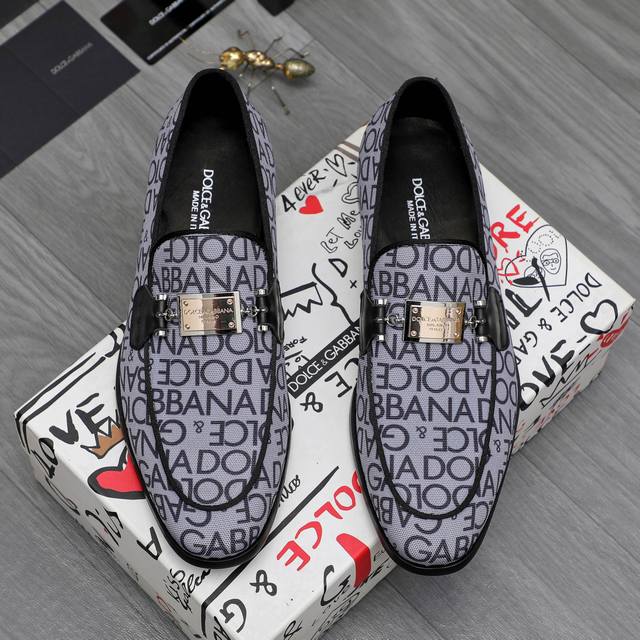 Product trademark: Dg Dolce & Gabbana business casual leather shoes Standard si