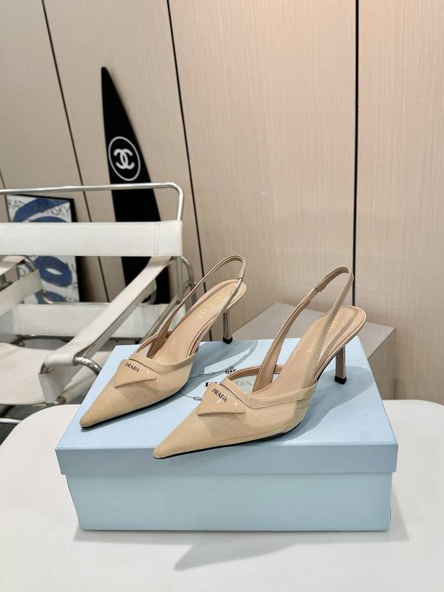 Prada's new mesh slingback shoes are a stylish standout. Prada's new Spring 2025