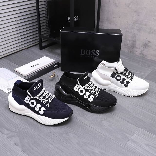 Factory Price Men's Men's Sports Shoes Original Product Brand: Boss Sports Casu