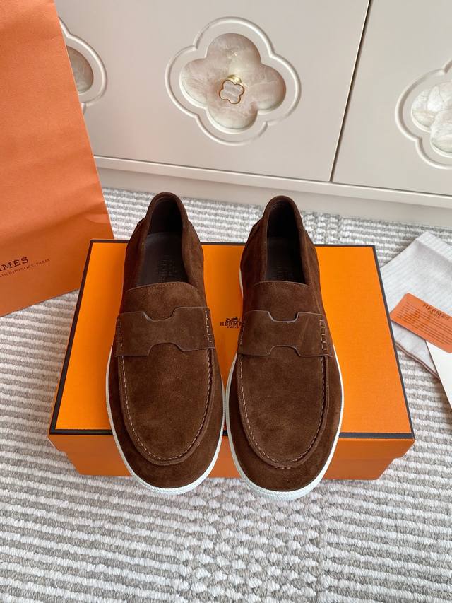 Factory Price Women's Sports Shoes Original Hermes H Home Couple Casual Lightwe