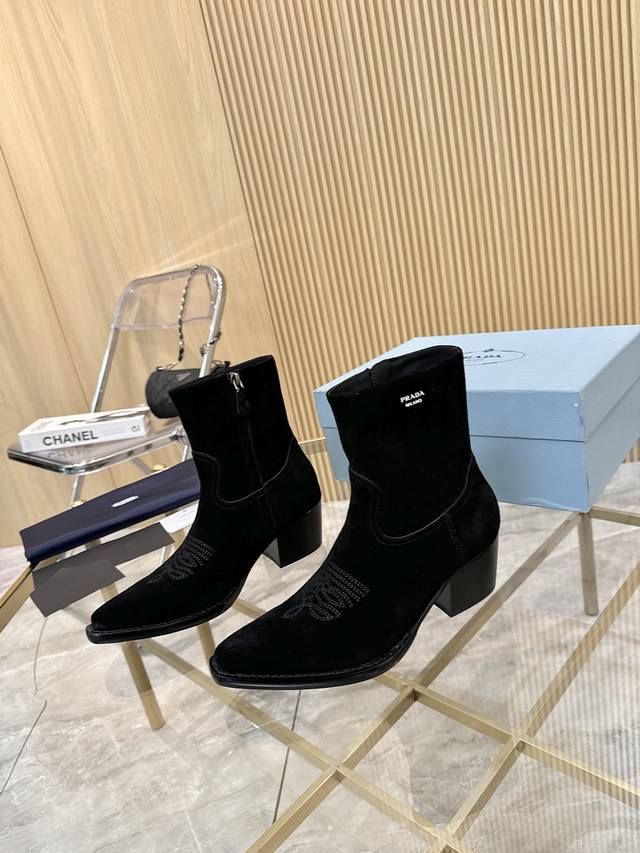 Factory Price Women's Shoes & Sportswear: Original Prada Fall/Winter Boots | Ins