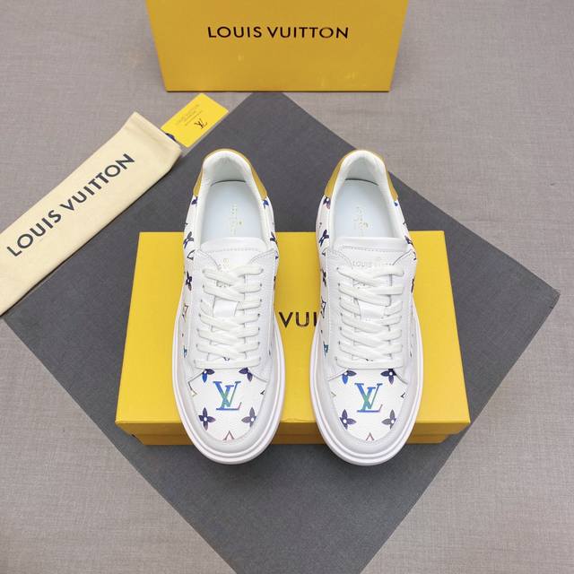 Factory Price Men's Sports Shoes, Original Louis Vuitton LV Trendy Casual Low-T