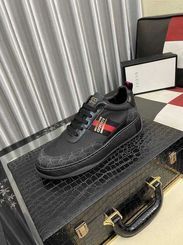 Factory price Pp: Gucci's latest casual men's shoes, welcome 1:1 comparison, ho