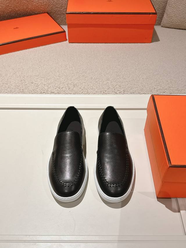 Fixed price, no discounts! Hermes# Julian series loafers This Julian series calf