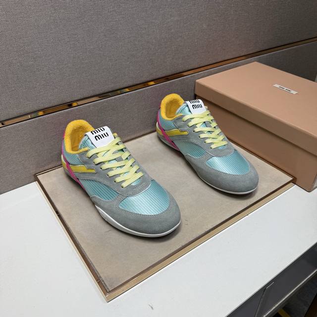 Factory price Pp Miu Miu ~ Couples casual shoes 2025Z cabinet simultaneous sale