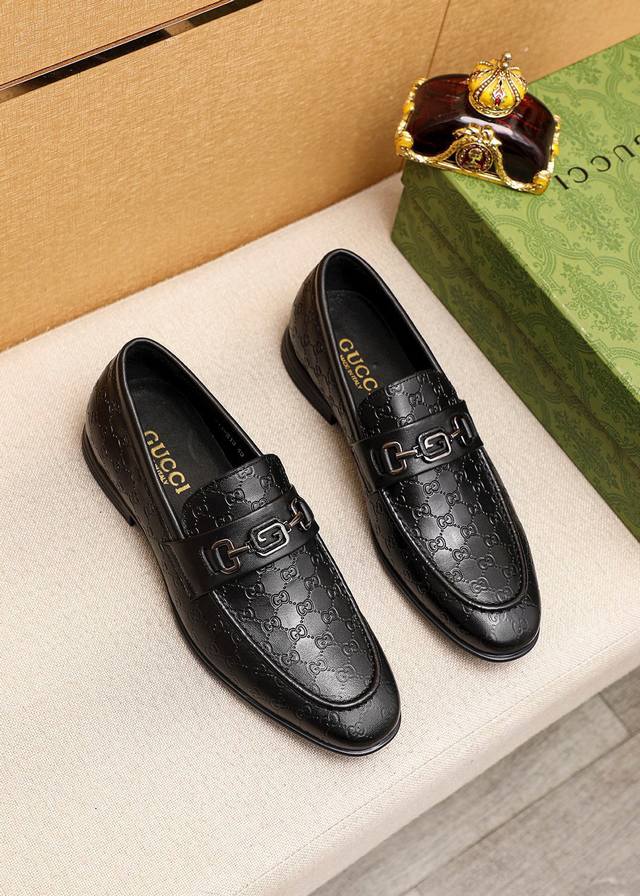 Product trademark: Gucci casual leather shoes Regular size: 39-45 38.45 Custom