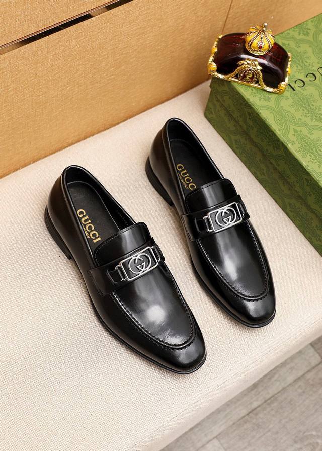 Product trademark: Gucci casual leather shoes Regular size: 39-45 38.45 Custom